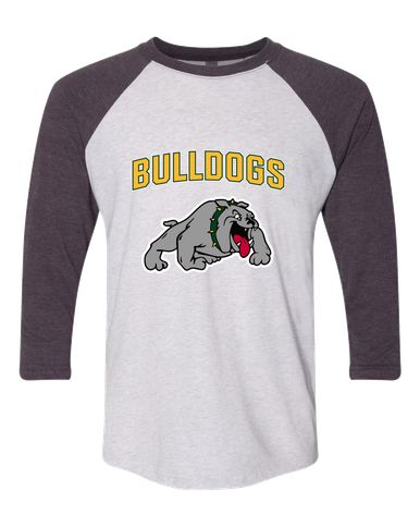 Whitefish Bulldogs Mascot #6 Men's Baseball T-Shirt