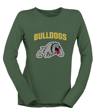Whitefish Bulldogs Mascot #6 Women's LS T-Shirt