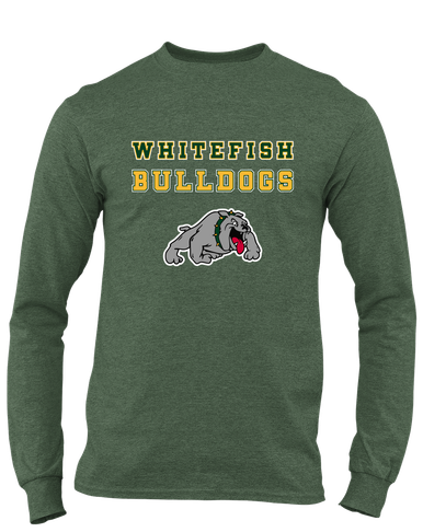 Whitefish Bulldogs Spirit Men's LS T-Shirt