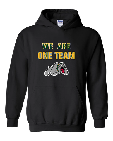Whitefish Bulldogs We Are One Team Men's Hoodie