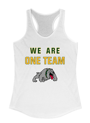 Whitefish Bulldogs We Are One Team Women's Tank Top