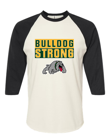 Whitefish Bulldogs Strong #1 Women's Baseball T-Shirt