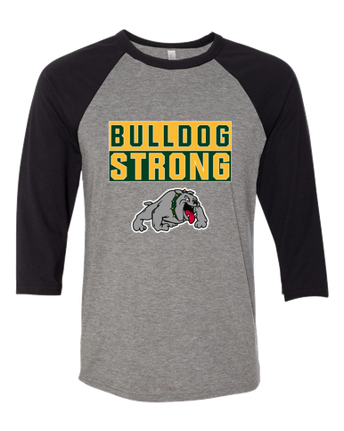 Whitefish Bulldogs Strong #1 Men's Baseball T-Shirt
