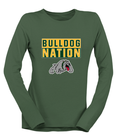 Whitefish Bulldogs Nation #1 Women's LS T-Shirt