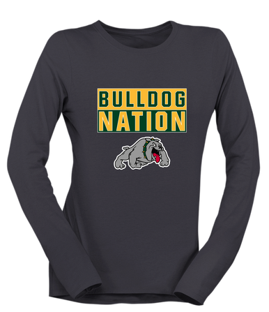 Whitefish Bulldogs Nation #1 Women's Premium LS T-Shirt