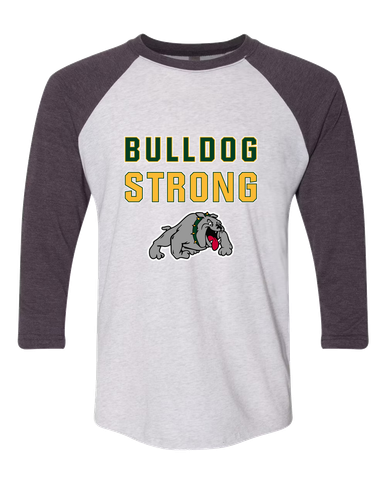Whitefish Bulldogs Strong #2 Women's Baseball T-Shirt