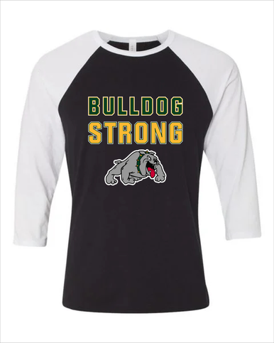 Whitefish Bulldogs Strong #2 Men's Baseball T-Shirt