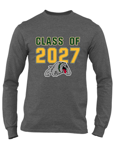 Whitefish Bulldogs Class of 2027 Men's LS T-Shirt