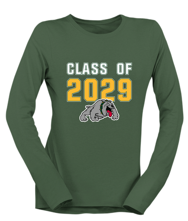 Whitefish Bulldogs Class of 2029 Women's LS T-Shirt