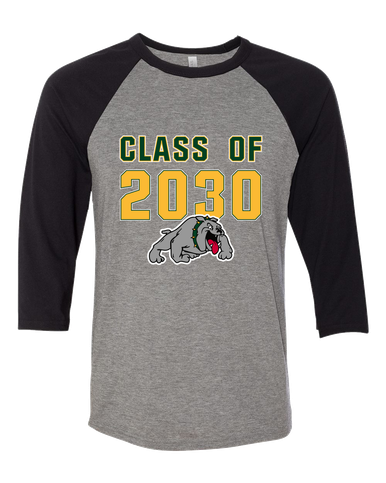 Whitefish Bulldogs Class of 2030 Men's Baseball T-Shirt