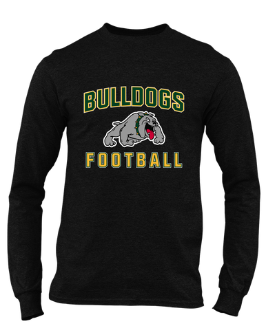 Whitefish Bulldogs Football #1 Men's LS T-Shirt