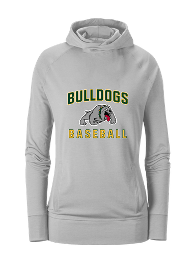 Whitefish Bulldogs Baseball #1 Women's Hoodie