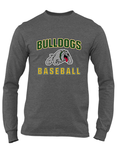 Whitefish Bulldogs Baseball #1 Men's LS T-Shirt