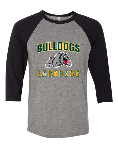 Whitefish Bulldogs Lacrosse Men's Baseball T-Shirt