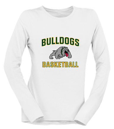 Whitefish Bulldogs Basketball #1 Women's Premium LS T-Shirt
