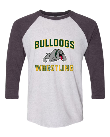 Whitefish Bulldogs Wrestling Women's Baseball T-Shirt