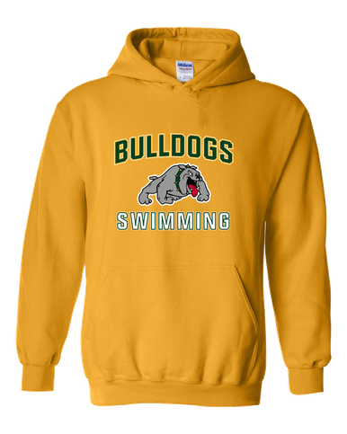 Whitefish Bulldogs Swimming Men's Hoodie