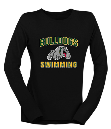 Whitefish Bulldogs Swimming Women's LS T-Shirt