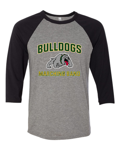 Whitefish Bulldogs Marching Band Men's Baseball T-Shirt