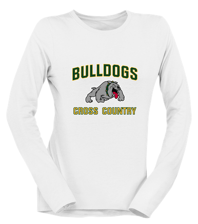 Whitefish Bulldogs Cross Country Women's LS T-Shirt