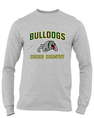 Whitefish Bulldogs Cross Country Men's LS T-Shirt