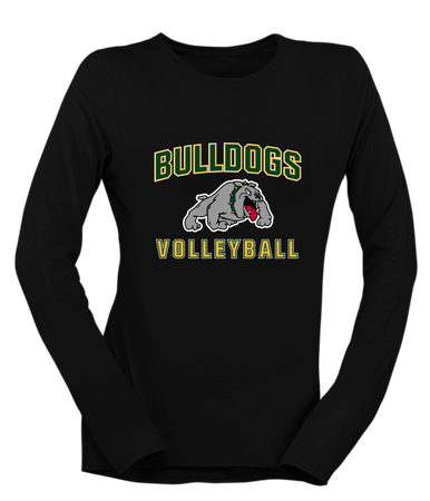 Whitefish Bulldogs Volleyball Women's Premium LS T-Shirt