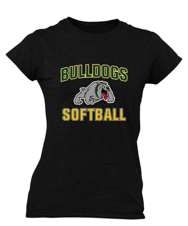 Whitefish Bulldogs Softball #1 Women's SS T-Shirt