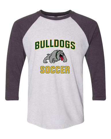 Whitefish Bulldogs Soccer #1 Men's Baseball T-Shirt