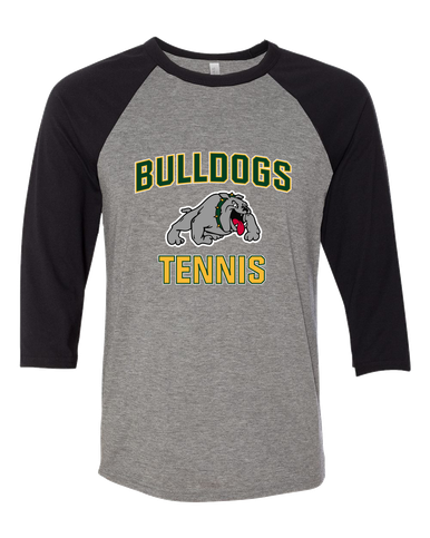 Whitefish Bulldogs Tennis Men's Baseball T-Shirt
