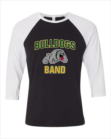 Whitefish Bulldogs Band # 1 Men's Baseball T-Shirt