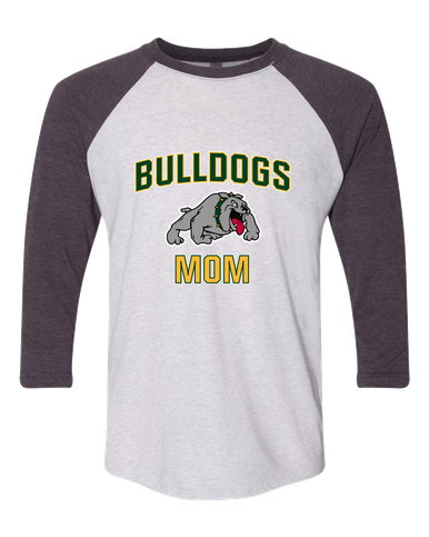 Whitefish Bulldogs Mom Women's Baseball T-Shirt