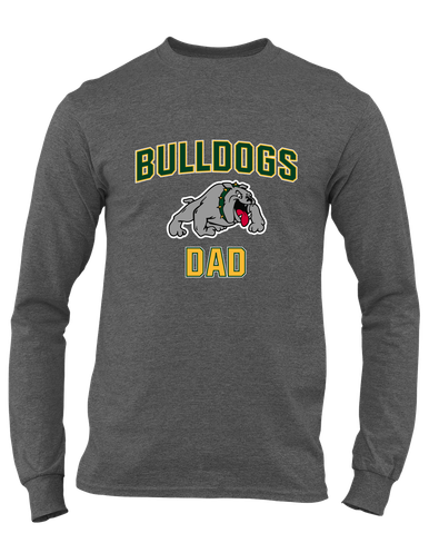 Whitefish Bulldogs Dad Men's LS T-Shirt