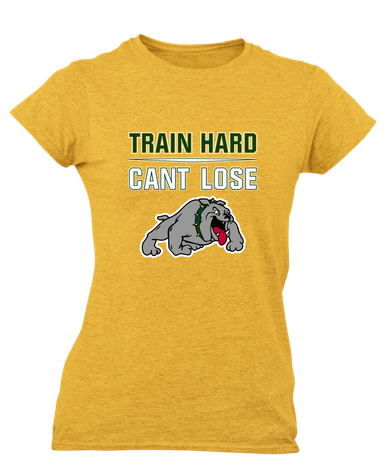 Whitefish Bulldogs Train Hard, Can't Lose Women's SS T-Shirt