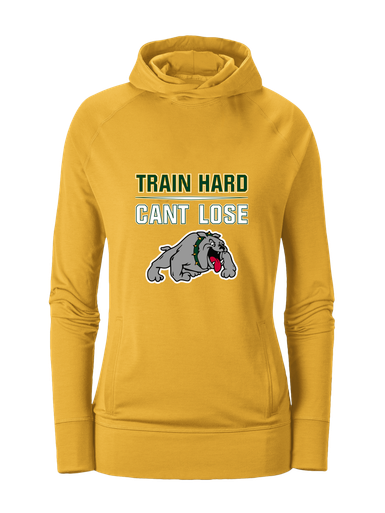 Whitefish Bulldogs Train Hard, Can't Lose Women's Hoodie
