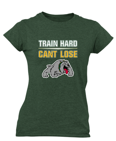 Whitefish Bulldogs Train Hard, Can't Lose Women's Premium SS T-Shirt