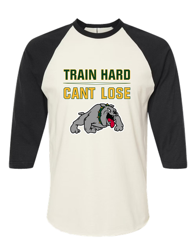 Whitefish Bulldogs Train Hard, Can't Lose Men's Baseball T-Shirt