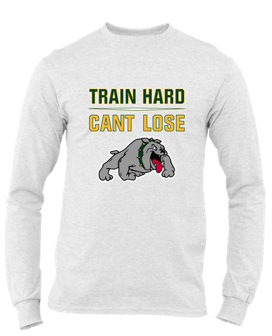 Whitefish Bulldogs Train Hard, Can't Lose Men's Premium LS T-Shirt