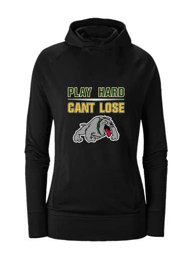 Whitefish Bulldogs Play Hard, Can't Lose Women's Hoodie