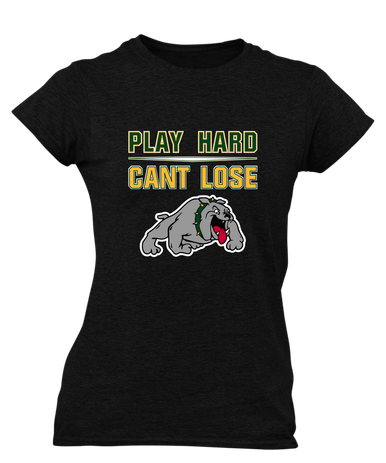 Whitefish Bulldogs Play Hard, Can't Lose Women's SS T-Shirt