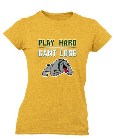 Whitefish Bulldogs Play Hard, Can't Lose Women's Premium SS T-Shirt