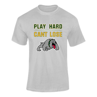 Whitefish Bulldogs Play Hard, Can't Lose Men's SS T-Shirt