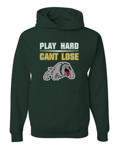Whitefish Bulldogs Play Hard, Can't Lose Men's Premium Hoodie