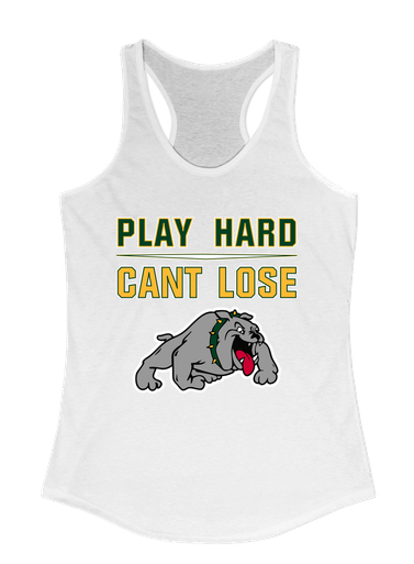 Whitefish Bulldogs Play Hard, Can't Lose Women's Tank Top
