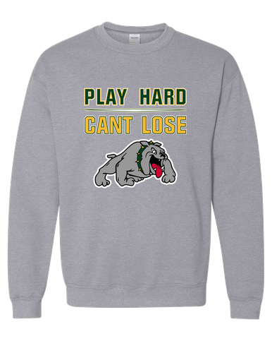 Whitefish Bulldogs Play Hard, Can't Lose Men's Sweatshirt