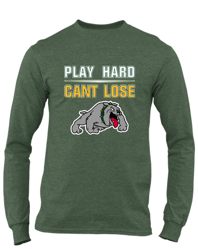Whitefish Bulldogs Play Hard, Can't Lose Men's Premium LS T-Shirt
