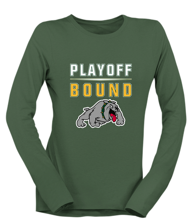 Whitefish Bulldogs Playoff Bound Women's Premium LS T-Shirt