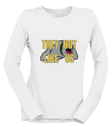 Whitefish Bulldogs They Not Like Us #2 Women's LS T-Shirt