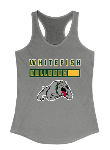 Whitefish Bulldogs Mascot #7 Women's Tank Top