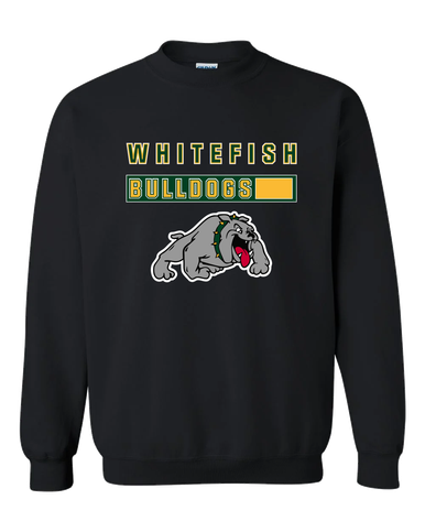 Whitefish Bulldogs Mascot #7 Men's Sweatshirt