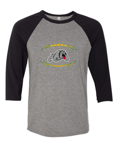 Whitefish Bulldogs Football #3 Men's Baseball T-Shirt